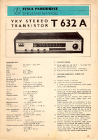 Tesla 632a - Navod k udrzbe 